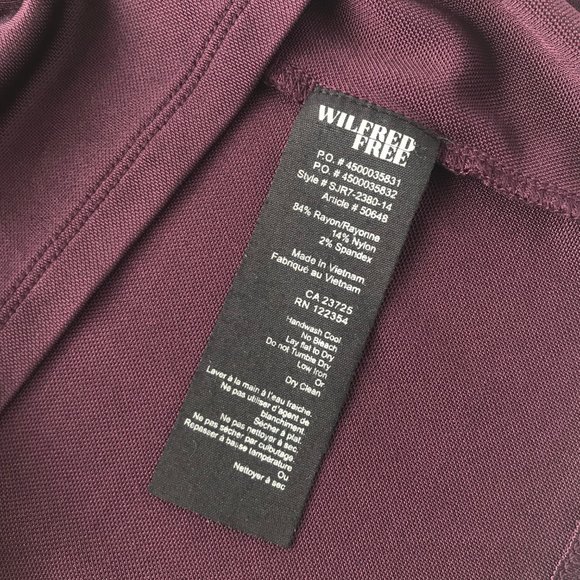 Wilfred Free Burgundy Sleeveless Top - Picture 5 of 5
